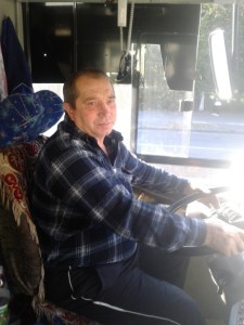 Yuriy Rutkovsky, head of the trade union at Bus depot 5, Kyiv,