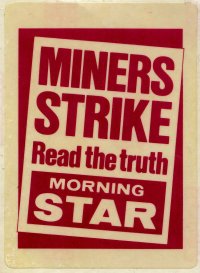 morning star num miners strike stickers a
